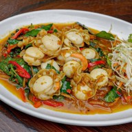เมนูของร้าน บ้านไร่น้ำอิง ร้านอาหารทะเลพื้นเมือง เพชรบุรี