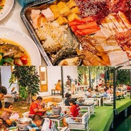 เปิดตี้หมูกระทะ(The Organic Farm )