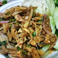 เมนูของร้าน แซ่บนัว คุณตุ๊ ส้มตำอุบลฯ ตลาดเมืองทอง(ติดร้านข้าวต้มซุ่ยฮ้อ)