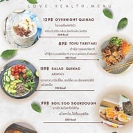 เมนูของร้าน Made in Blue Phuket