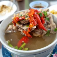 เมนูของร้าน ฟู่โอชา มันไก่บ้าน ( ข้าวมันไก่ ) ถ.พรานนก-พุทธมณฑล