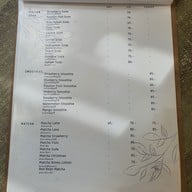 เมนู Hi-cafe' coffee and tea สาขา1