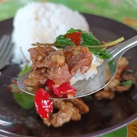 เมนูของร้าน ลาบอุบลฯ อาหารตามสั่ง