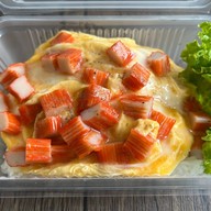 ข้าวไข่ข้น  & กุ้ง แซลมอนดองซีอิ๊ว