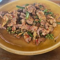เมนูของร้าน บ้านฮอซอน ขนมจีนต้ม หม้อปลาร้า
