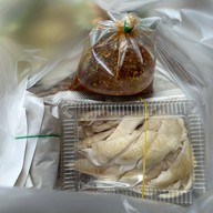 เมนูของร้าน ข้าวมันไก่ตอนอ. ปอกี่