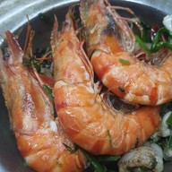 เมนูของร้าน สมศักดิ์ปูอบ ตลาดสดธนบุรี