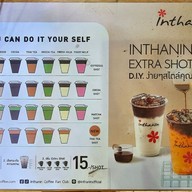 เมนู Inthanin Coffee บางจากโทชิ