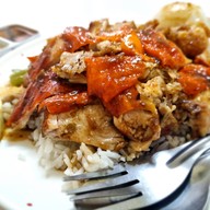 เมนูของร้าน ฮิ้น ข้าวหมูแดงข้าวหน้าเป็ด นครปฐม