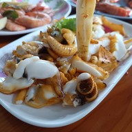 เมนูของร้าน เจ๊แดงซีฟู้ด