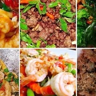 ข้าวกล่อง40บาท เต็นชมพู