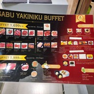 เมนู SABU YAKINIKU