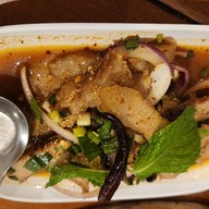 เมนูของร้าน แซ่บนัว ครัวบ้านนาศาลายา