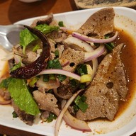 เมนูของร้าน แซ่บนัว ครัวบ้านนาศาลายา