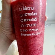เมนูของร้าน Double Fin สี่แยกสวนสมเด็จย่าปากเกร็ด