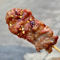 เมนูของร้าน หมูปิ้งลุงอ้วน สีลม หมูปิ้งโบราณ สาทร