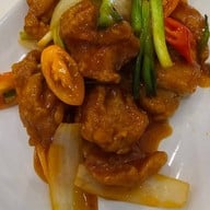 เมนูของร้าน ซั่งไห่เสี่ยวหลงเปา(ข้าวมันไก่ซั่งไห่) ติดถนนก่อนถึงตลาดบองมาร์เช่