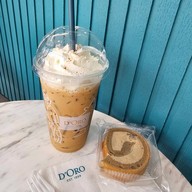 เมนูของร้าน D’oro Coffee โรงพยาบาลสมุทรปราการ