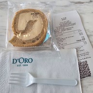 เมนูของร้าน D’oro Coffee โรงพยาบาลสมุทรปราการ