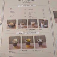 เมนู Wondering Cafe & Bakeshop HQ ถนนนางลิ้นจี่