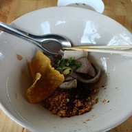 เมนูของร้าน ร้านต้มเลือดหมูคุณติ๊ก@ท่าข้าม ท่าข้าม