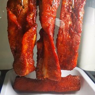 เมนูของร้าน จุ้ง ข้าวหมูแดง ข้าวขาหมู ในปั๊มน้ำมัน PT ถนนพุทธมณฑลสาย 5