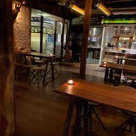 Homeless bar and grill