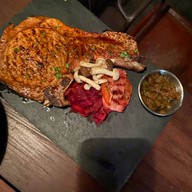 Homeless bar and grill