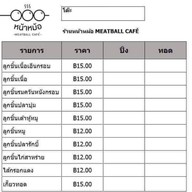 ร้านหน้าหม้อ meatball cafe อุบลราชธานี