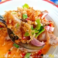 ข้าวหมูทอดอิ่มท้อง เอกชัย69 สูตรนายเบียร์ -