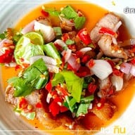 ข้าวหมูทอดอิ่มท้อง เอกชัย69 สูตรนายเบียร์ -