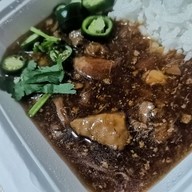 เมนูของร้าน ข้าวขาหมูยูนนาน ปั้ม Esso รามอินทรา กม.6