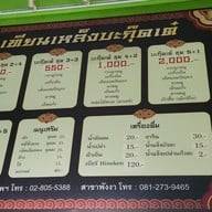 เมนู เทียนเหล็งบะกุ๊ดเต๋ พุทธมณฑลสาย 2