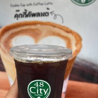 เมนูของร้าน 48 city coffee สันติธรรม