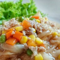 ครัวลืมอิ่ม..หมูสะเต๊ะ ปลาดอร์รี่ อาหารตามสั่ง สาขาคลอง 4 ลาดสวาย ลำลูกกา