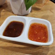 เมนูของร้าน ไก่ย่างพริกไทยดำ ห้าแยกพลับพลาไชย