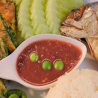 ข้าว น้ำพริกกะปิ