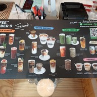 เมนู COFFEE NUMBER.9 สาขาซอยพหลโยธิน 8