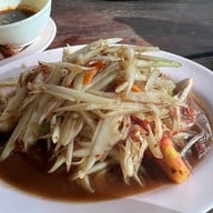 เมนูของร้าน ส้มตำลาว ไก่บ้านย่างเขาสวนกวาง
