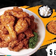 อาจุมม่าไก่ทอดเกาหลี สวนผัก