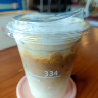 เมนูของร้าน 334 Caffeine เพชรบุรี