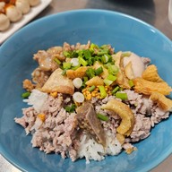 เมนูของร้าน ข้าวต้มแห้งเฮียหนวด