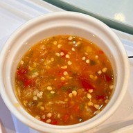 เมนูของร้าน บ.กุ้งเผา (เฮียเบี้ยว) แม่สอด