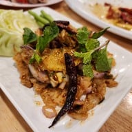 เมนูของร้าน ส.ทะเลเผา เทพารักษ์