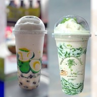 น้ำมะพร้าวปั่นนมสด ( ร่มเกล้า)