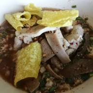 เมนูของร้าน ร้านก๋วยเตี๋ยวหมูต้มยำตำลึงนายเอก แยกปราณบุรี