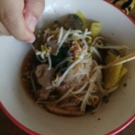 เมนูของร้าน ร้านก๋วยเตี๋ยวหมูต้มยำตำลึงนายเอก แยกปราณบุรี