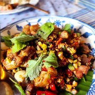 เมนูของร้าน บ้านสวนอิ่มสุข