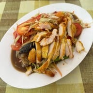 เมนูของร้าน ส้มตำป้าแอร์