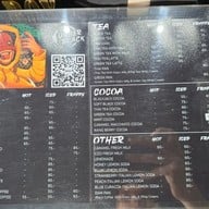 เมนู อันเดอร์แบล็ค คอฟฟี่ ทาวน์อินทาวน์